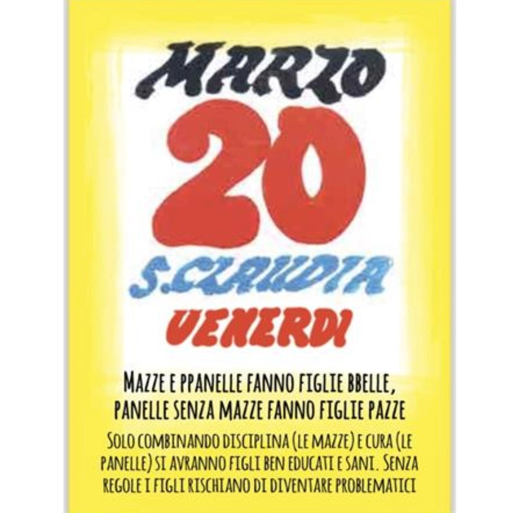 Calennario Napulitano 2027 di Amedeo Colella - Calendario dei Proverbi con Supporto in Legno