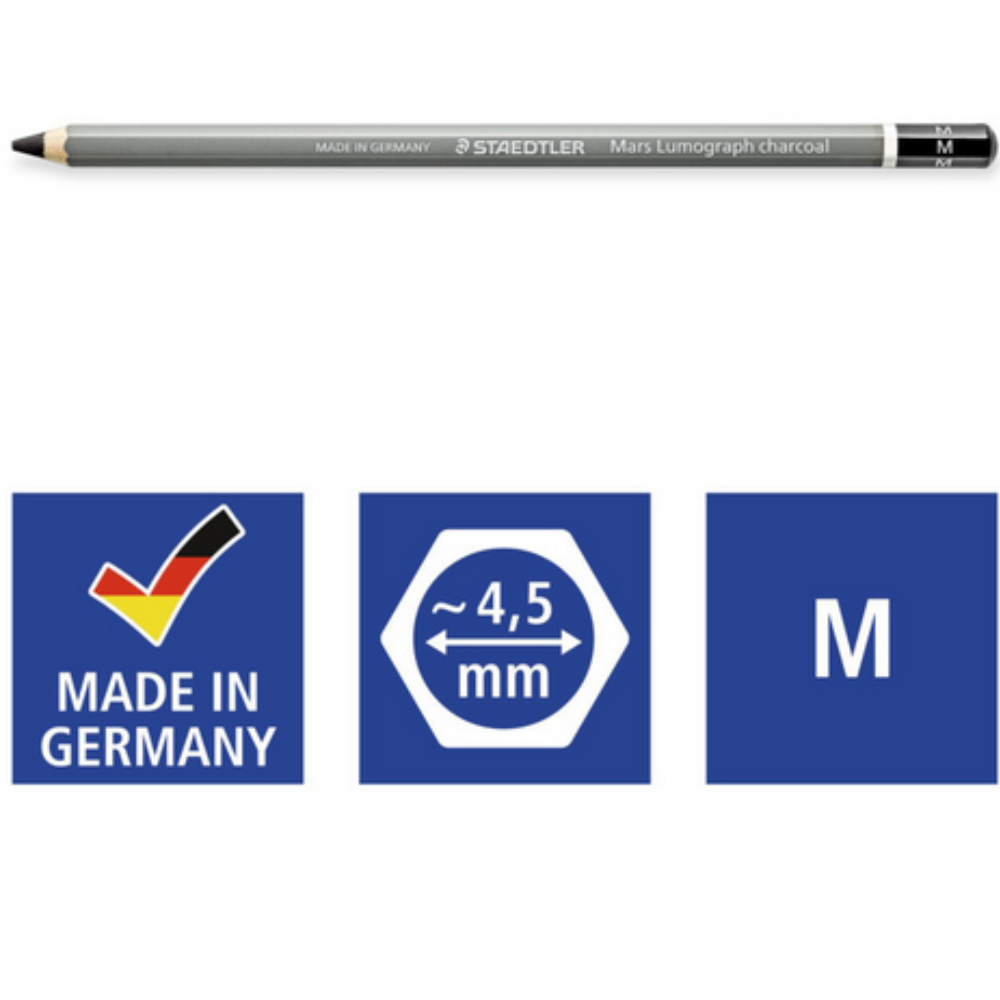 Matite Staedtler Lumograph Set Carboncino - Disegno Artistico Professionale