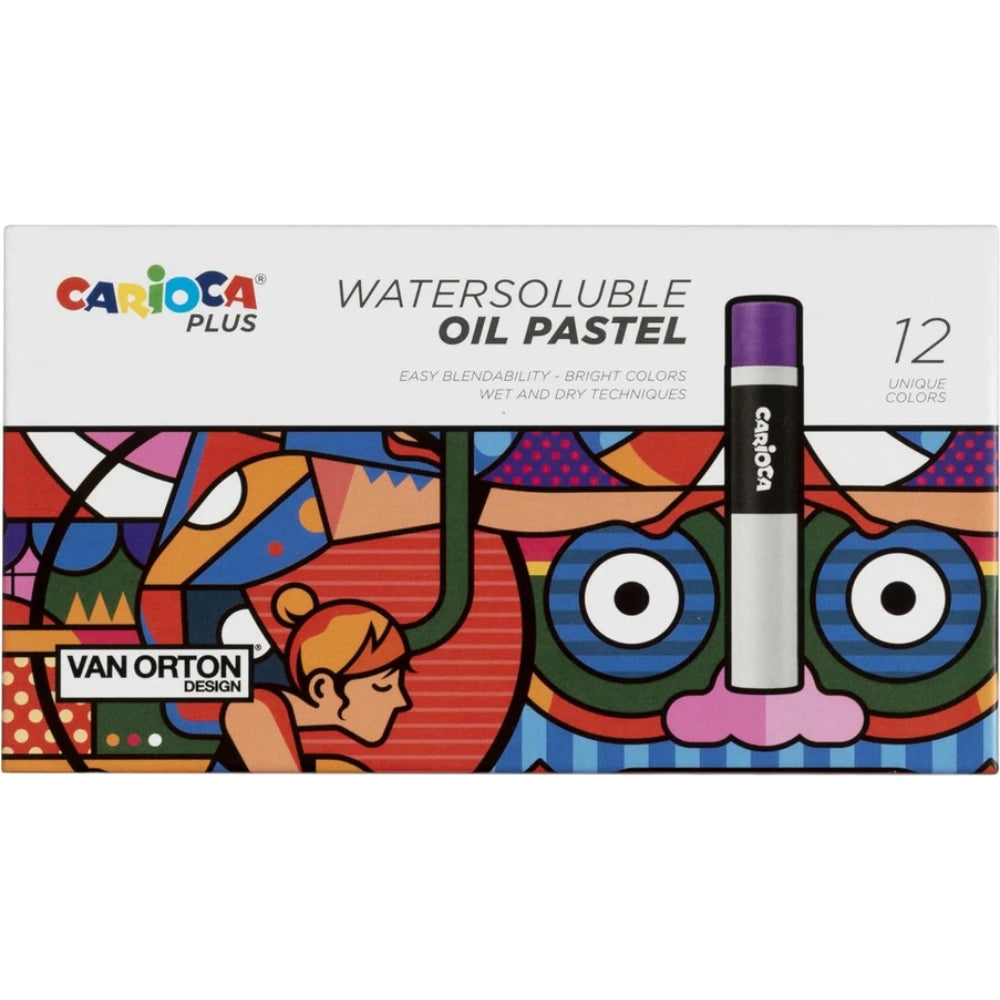 Pastelli ad Olio Carioca Plus 12 Colori