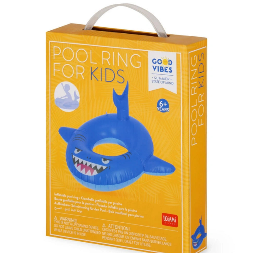 Legami Ciambella Gonfiabile Shark – Pool Ring per Bambini