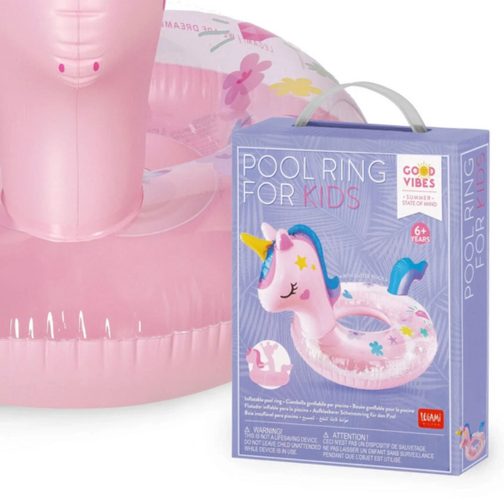 Legami Ciambella Gonfiabile Unicorn – Pool Ring per Bambini