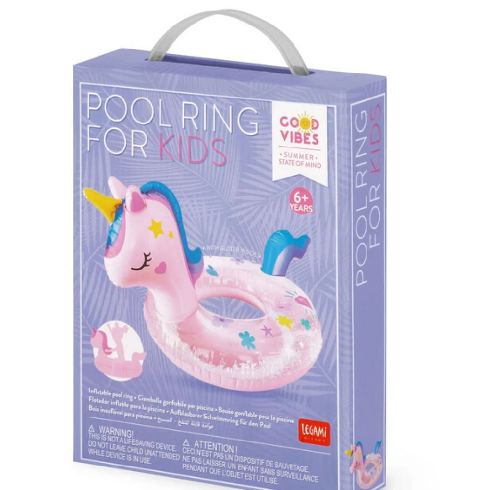 Legami Ciambella Gonfiabile Unicorn – Pool Ring per Bambini