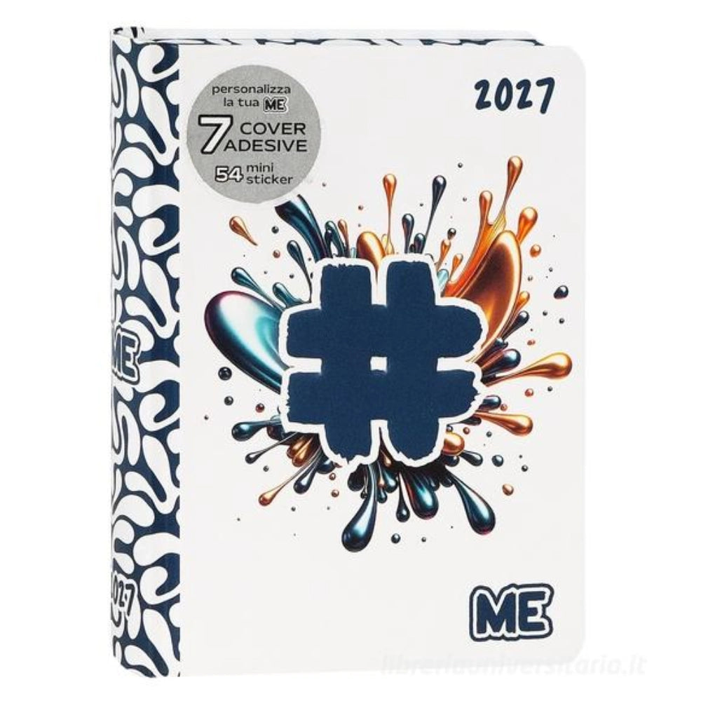 Diario Agenda Comix 16 Mesi Medium ME My Evolution Hashtag Tiffany
