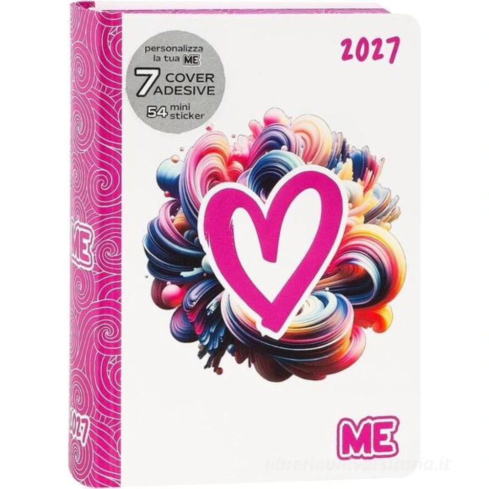 Diario Agenda Comix 16 Mesi Medium Color Me Love Pink