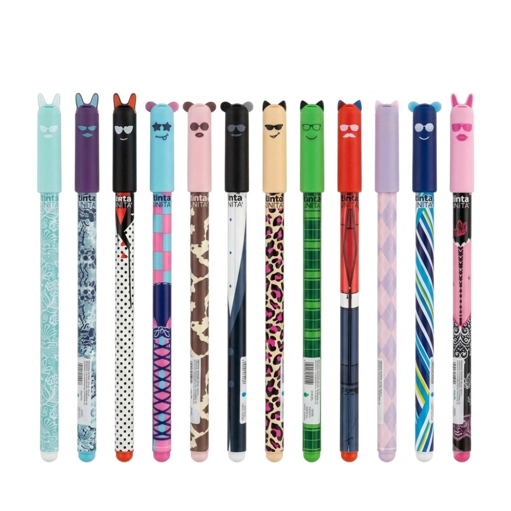 Tinta Unita Cofanetto Regalo 12 Penne Cancellabili Fashion Pen - Magnetic Box