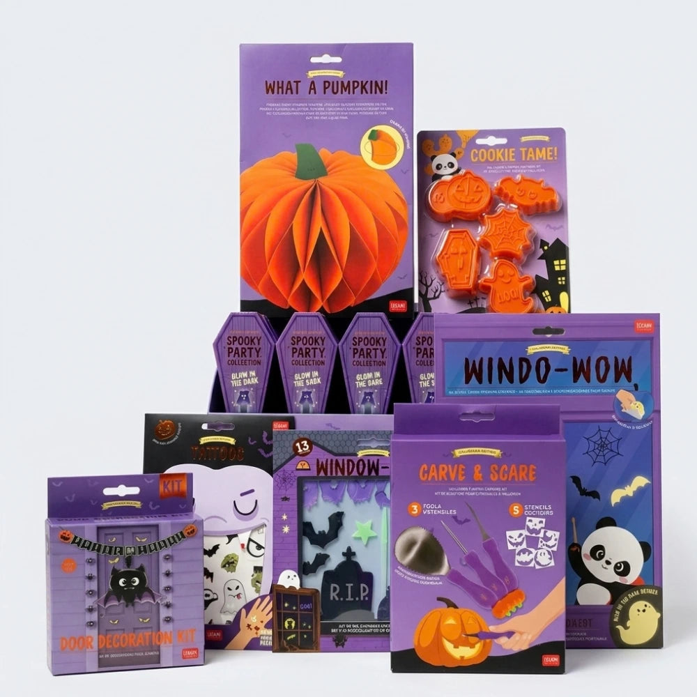 Kit Halloween Legami Limited Edition con 25 Penne Cancelline