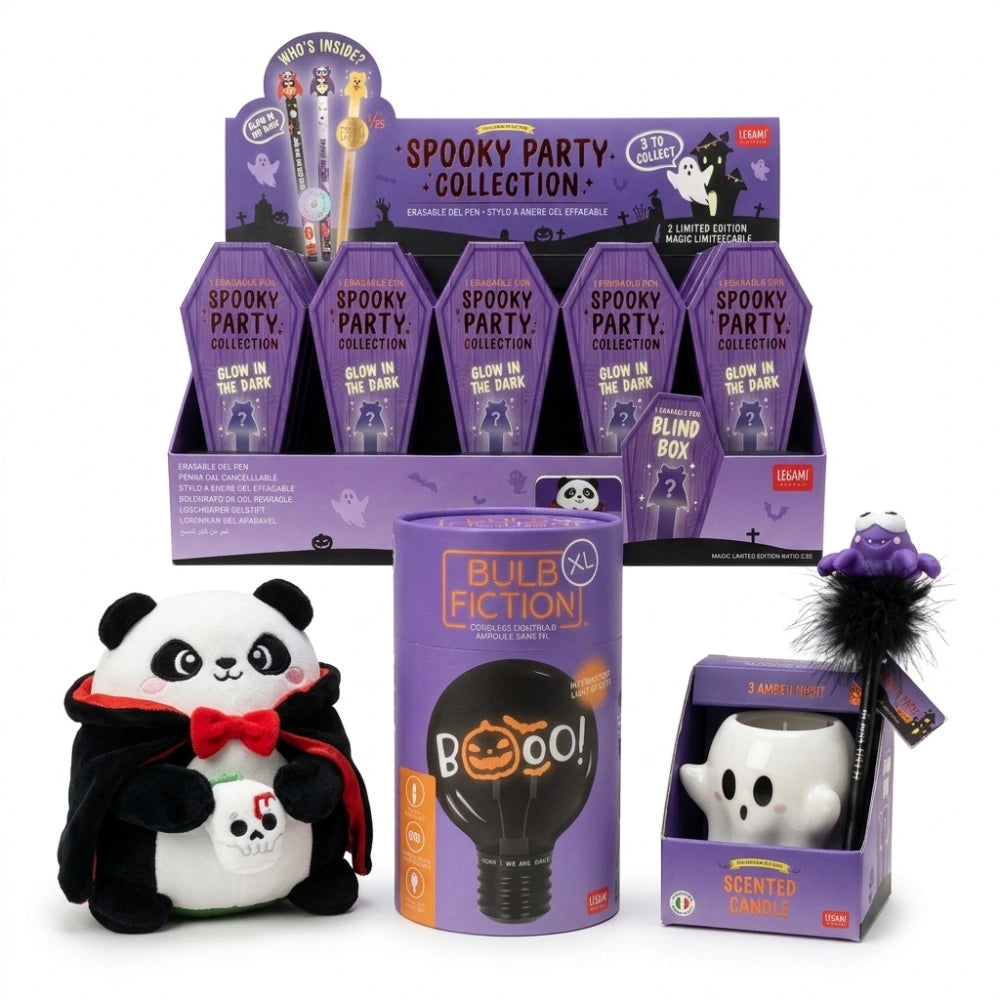 Kit Halloween Legami Spooky Party, 25 Penne + 4 Accessori