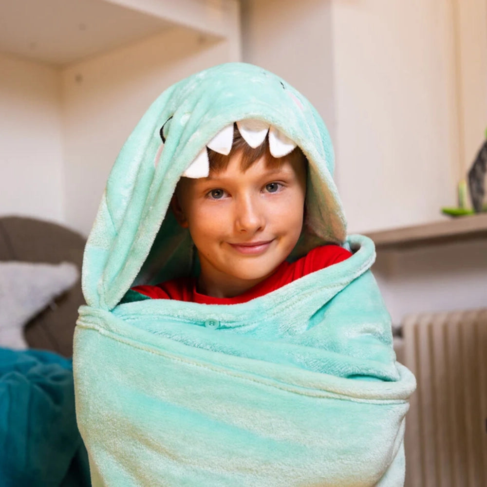 Legami Cosy Hugs – Coperta con Cappuccio Teddy Bear, Dino e Bunny