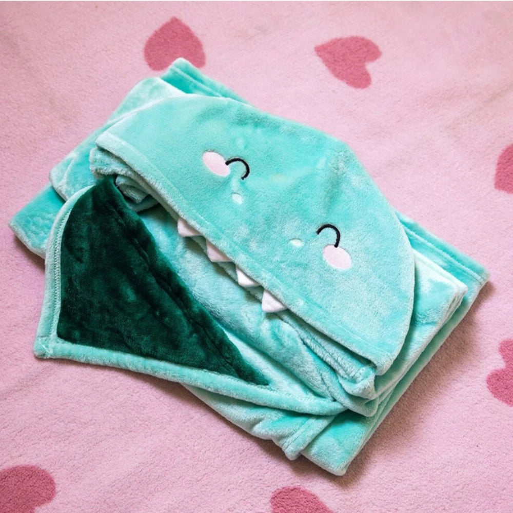 Legami Cosy Hugs – Coperta con Cappuccio Teddy Bear, Dino e Bunny