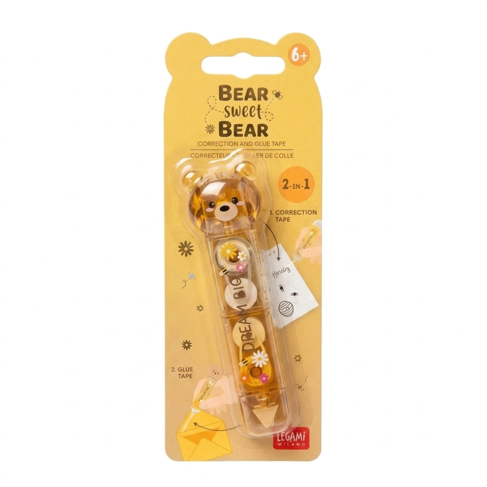 Correttore e Colla a Nastro Bear Sweet Bear – Legami