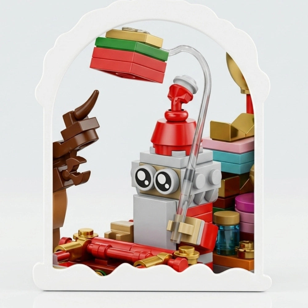 Globo Cubix Xmas – Slitta di Babbo Natale 366 pezzi