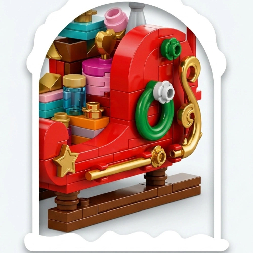Globo Cubix Xmas – Slitta di Babbo Natale 366 pezzi