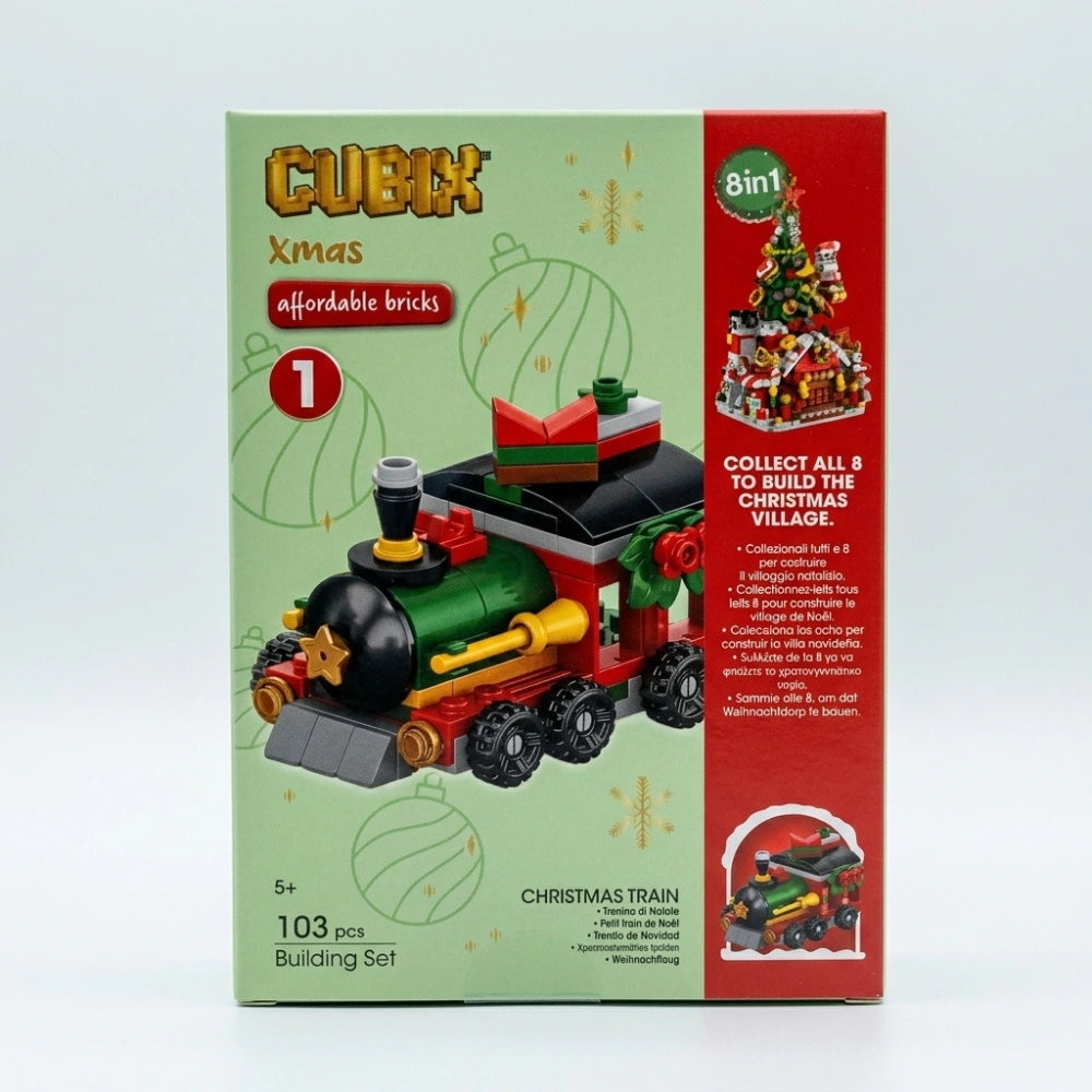 Globo Cubix Xmas – Set di costruzioni natalizie, 8 fantasie