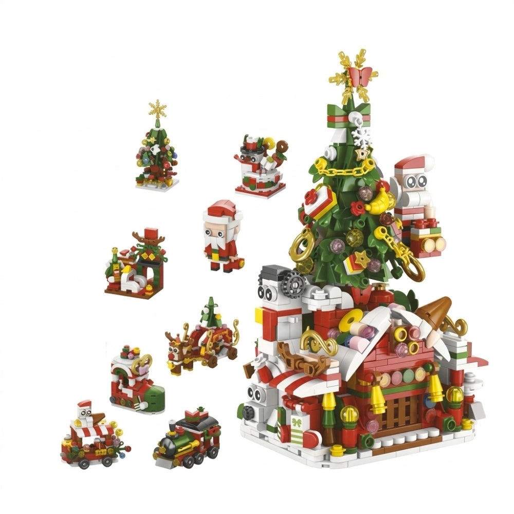 Globo Cubix Xmas – Set di costruzioni natalizie, 8 fantasie