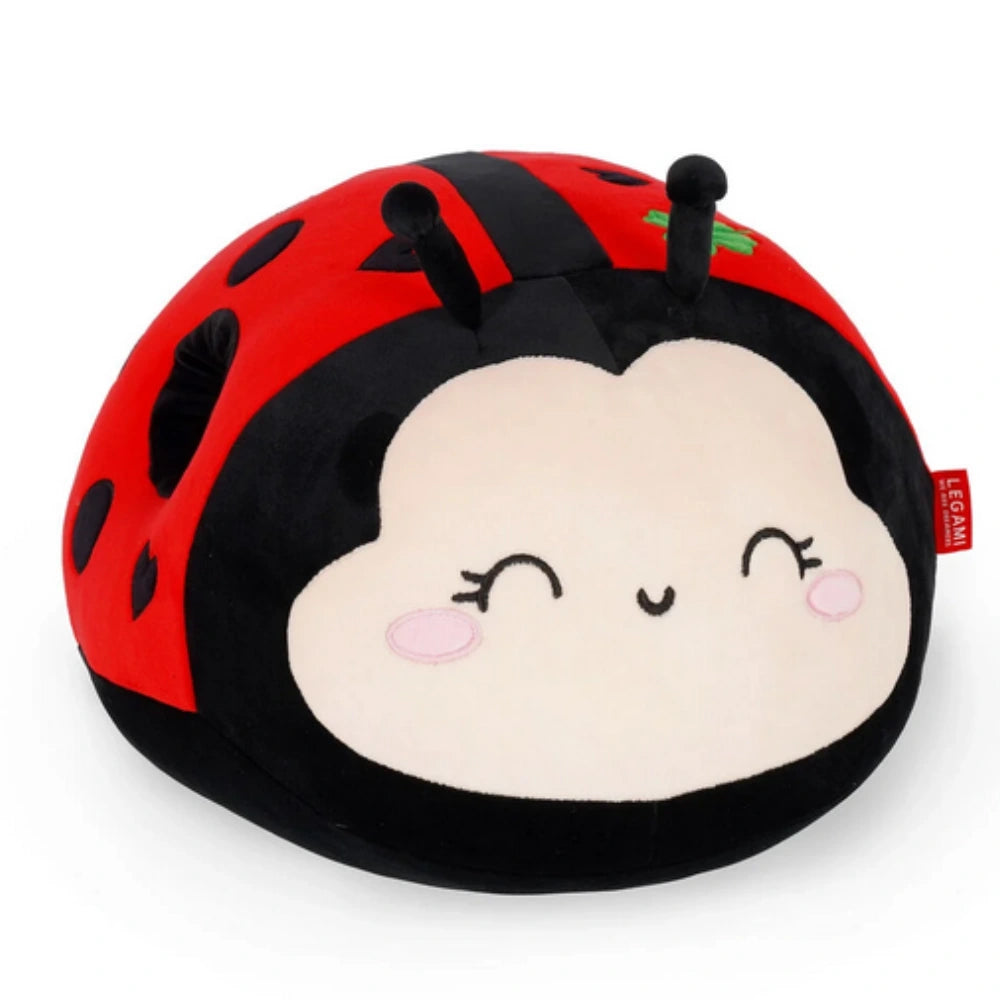 Cuscino Legami Coccinella Ladybug - Super Soft! con penna cancellina in omaggio