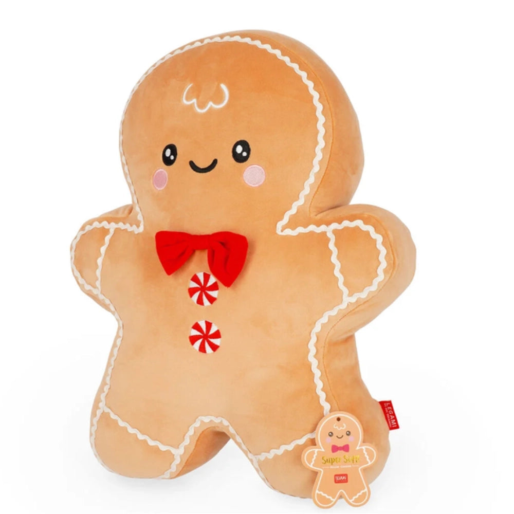 Legami Super Soft! Gingerbread – Cuscino di Natale beige