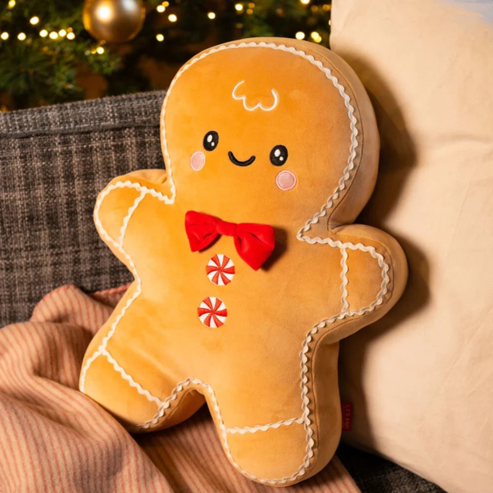 Legami Super Soft! Gingerbread – Cuscino di Natale beige