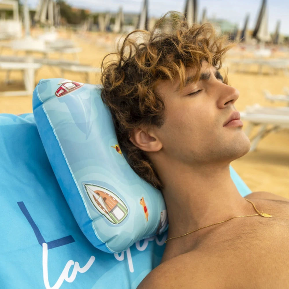 Cuscino Gonfiabile Dolce Vita Legami – Inflatable Pillow Mare e Piscina