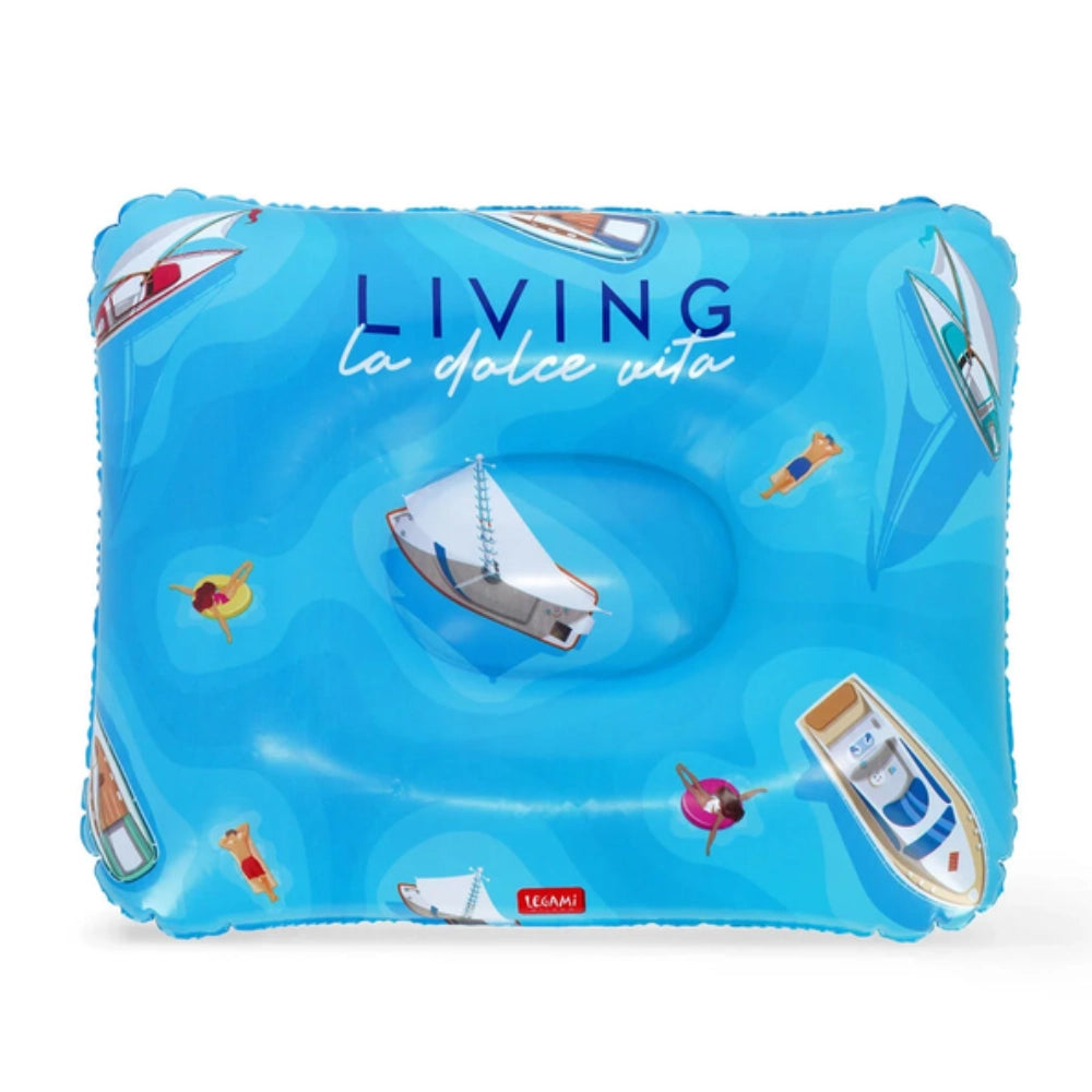 Cuscino Gonfiabile Dolce Vita Legami – Inflatable Pillow Mare e Piscina
