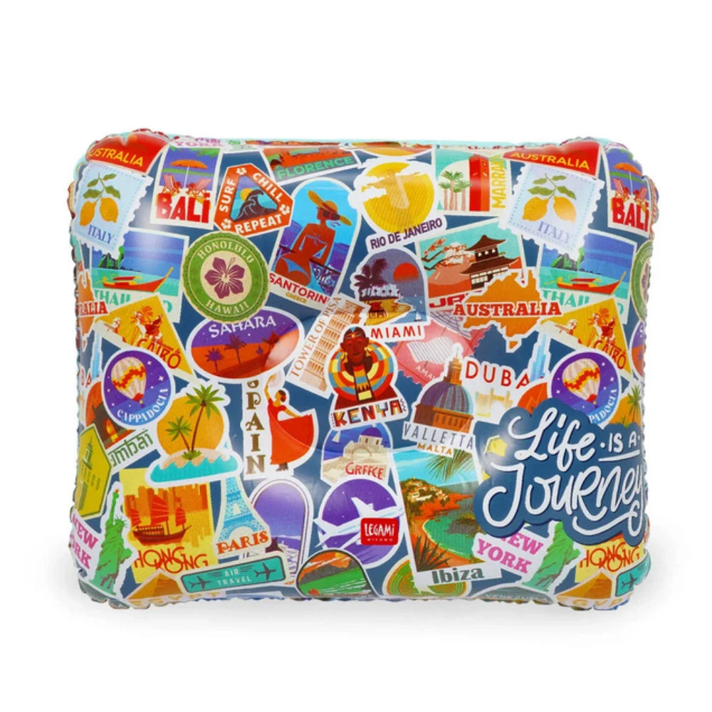 Cuscino Gonfiabile Travel Stickers – Legami Inflatable Pillow