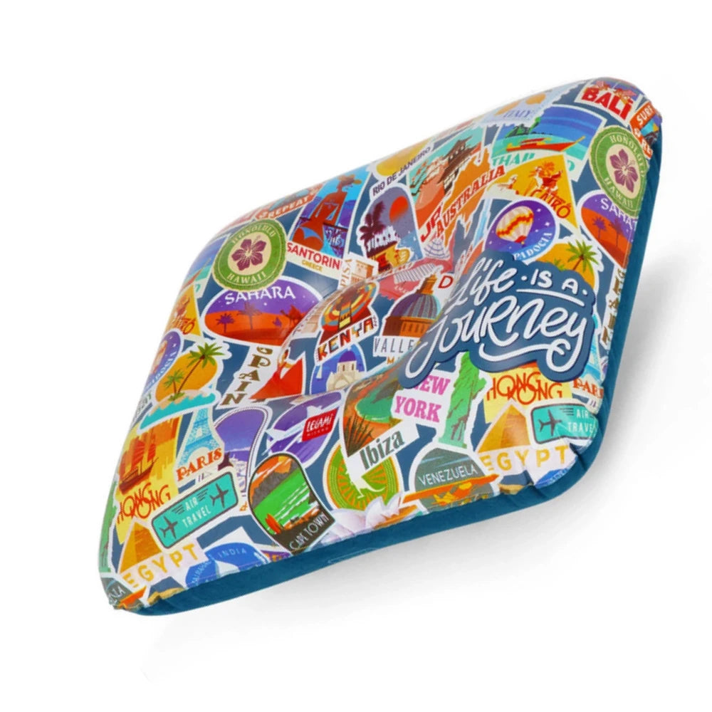 Cuscino Gonfiabile Travel Stickers – Legami Inflatable Pillow