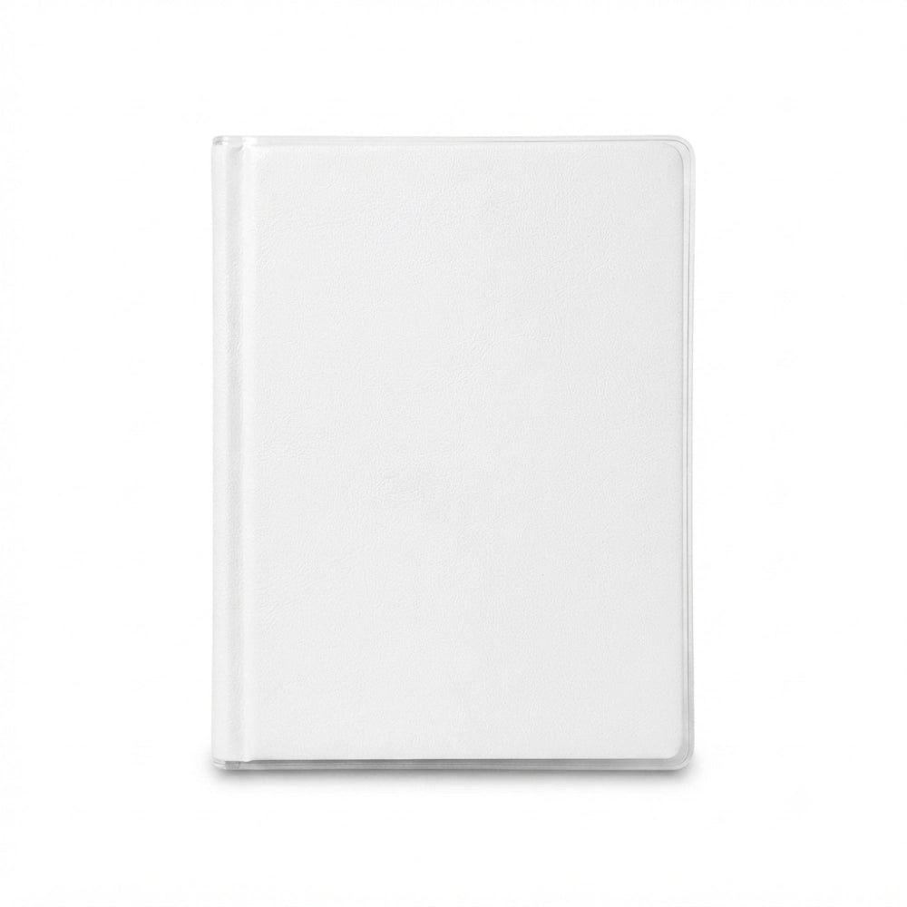 Diario Be You Extra White Standard 2026-2027 – pagine datate aperte con foglio sticker incluso