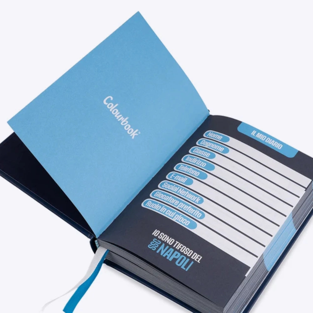 Diario SSC Napoli Centenario Edizione Limitata 2026 Pezzi Numerati | Colourbook