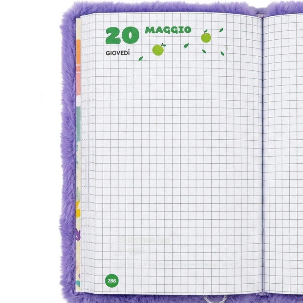 Diario Mofumofu Plush Panda Viola – Comix