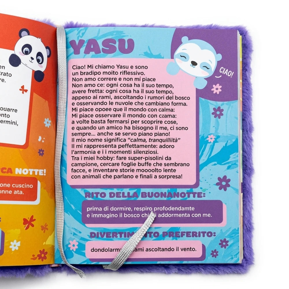 Diario Mofumofu Plush Panda Viola – Comix