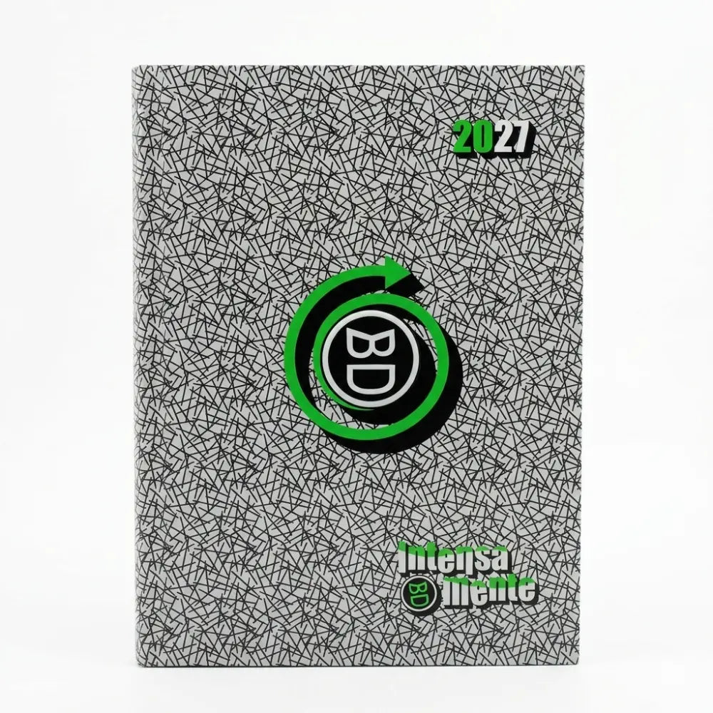 Diario Scuola Seven Bastardi Dentro 2027 Standard – Optical Scratch Grigio Intensamente