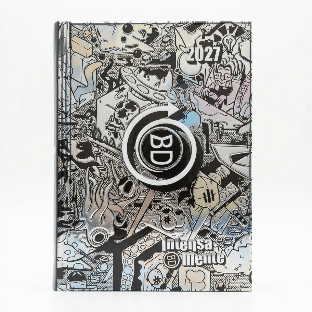 Diario Scuola Seven Bastardi Dentro 2027 Standard – Silver Intensamente