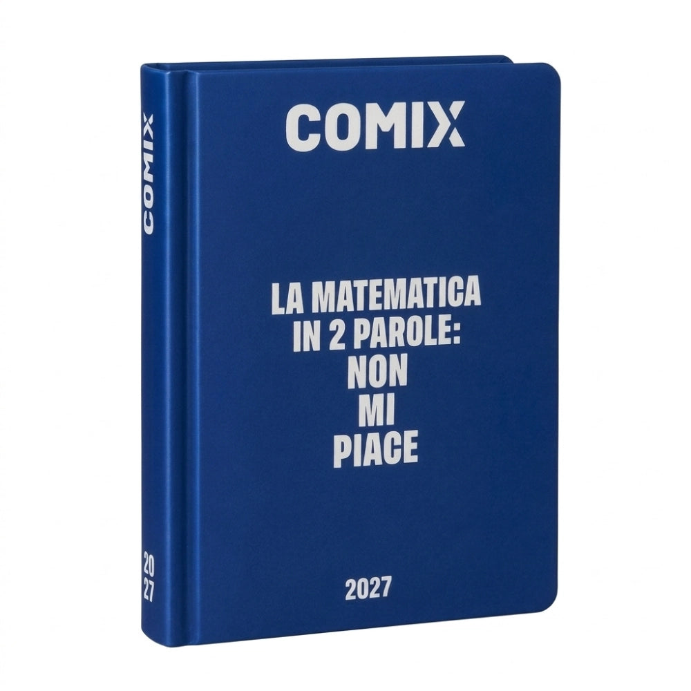Diario COMIX Easy 2026/2027 – 13 Mesi, Formato 13x17,8 cm, Copertina Metallizzata Morbida
