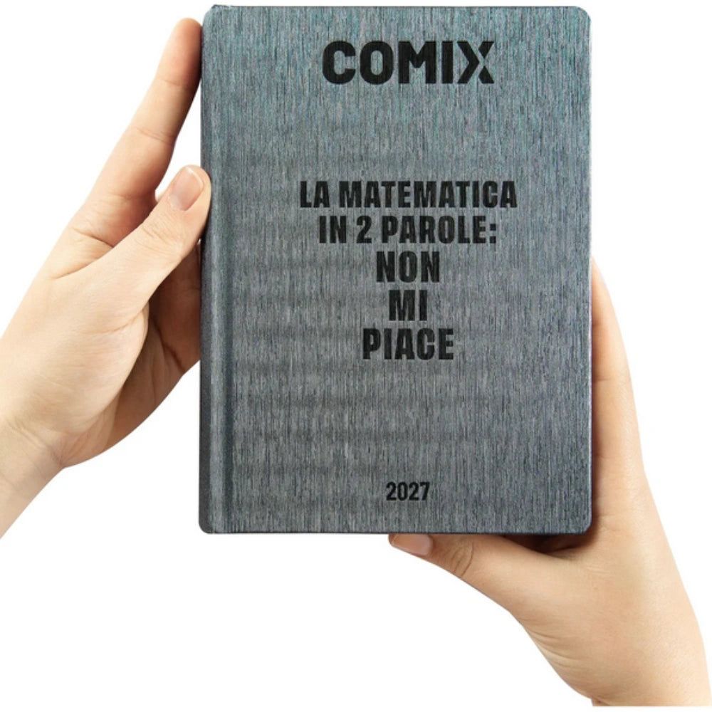 Diario Comix 16 Mesi Giornaliero 2026/2027 – Standard Gear Black