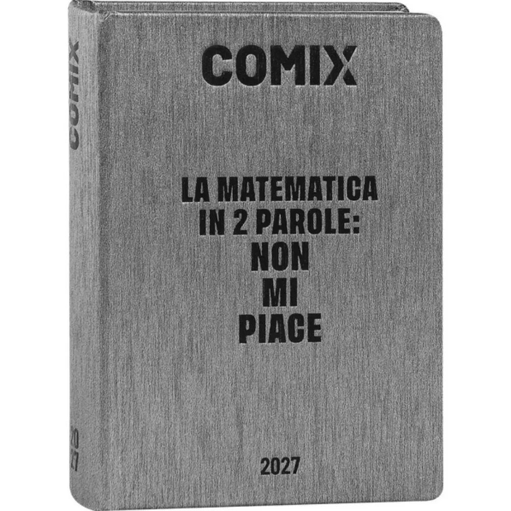 Diario Comix 16 Mesi Giornaliero 2026/2027 – Standard Gear Black