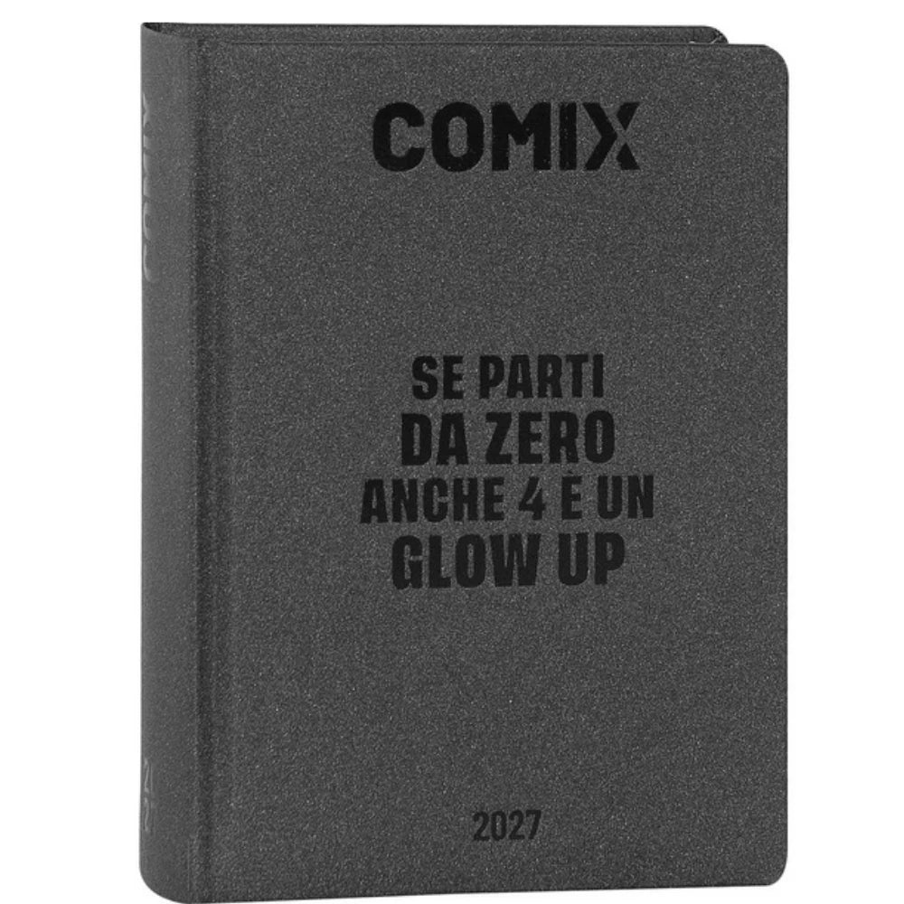 Diario Comix 16 Mesi Giornaliero 2026/2027 – Standard Charcoal