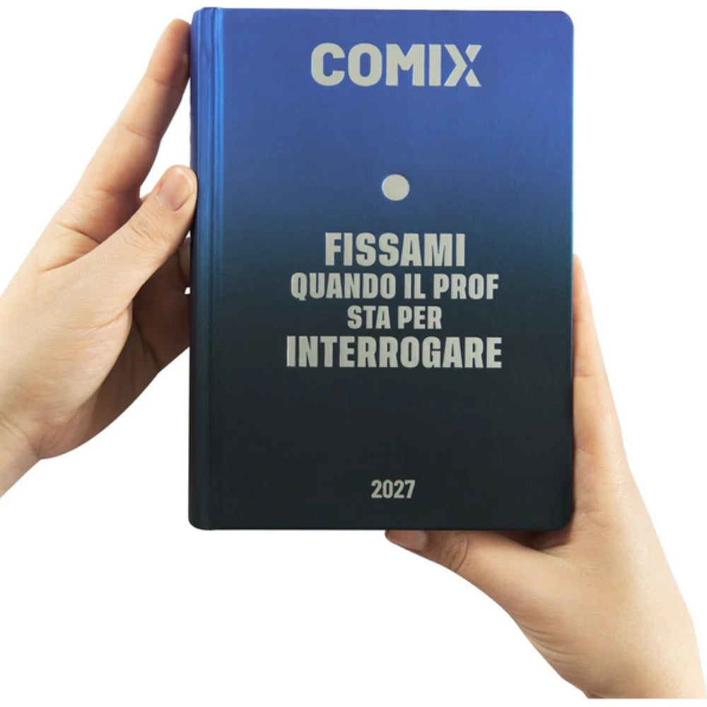 Diario Comix 16 Mesi Giornaliero 2026/2027 – Standard Nuanced Blue Black