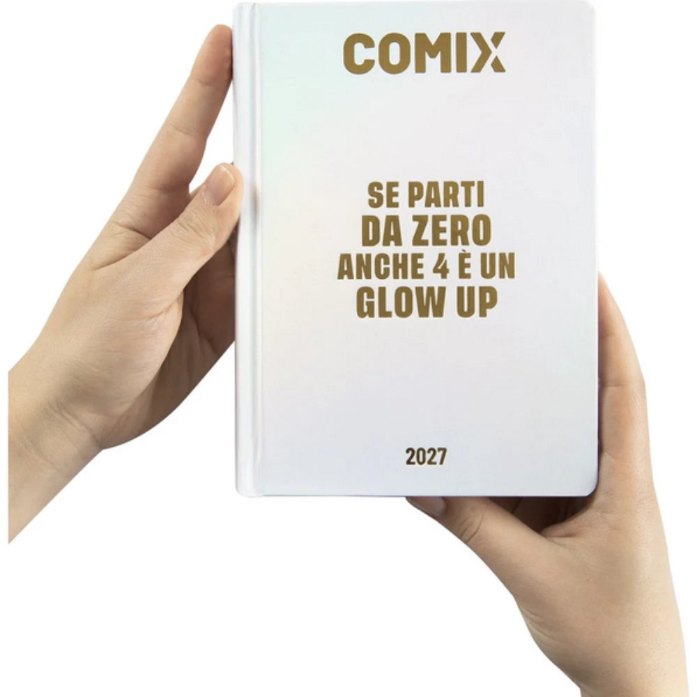 Diario Comix 16 Mesi Giornaliero 2026/2027 – Standard Holo White