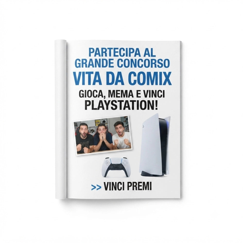 Diario Comix PS5 concorso Vita da Comix vinci PlayStation