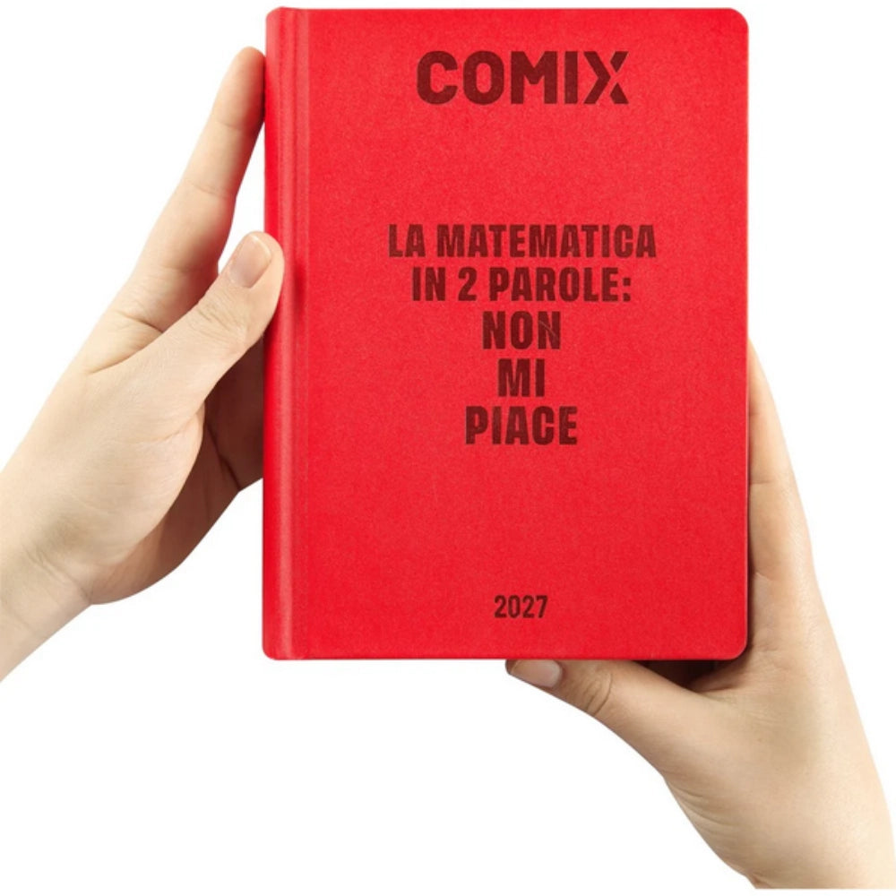 Diario Comix 16 Mesi Giornaliero 2026/2027 – Standard Rosso