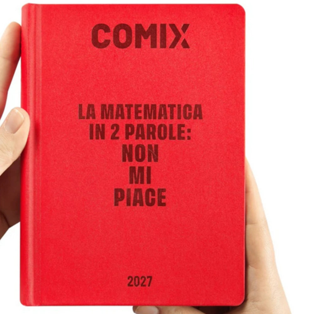 Diario Comix 16 Mesi Giornaliero 2026/2027 – Standard Rosso