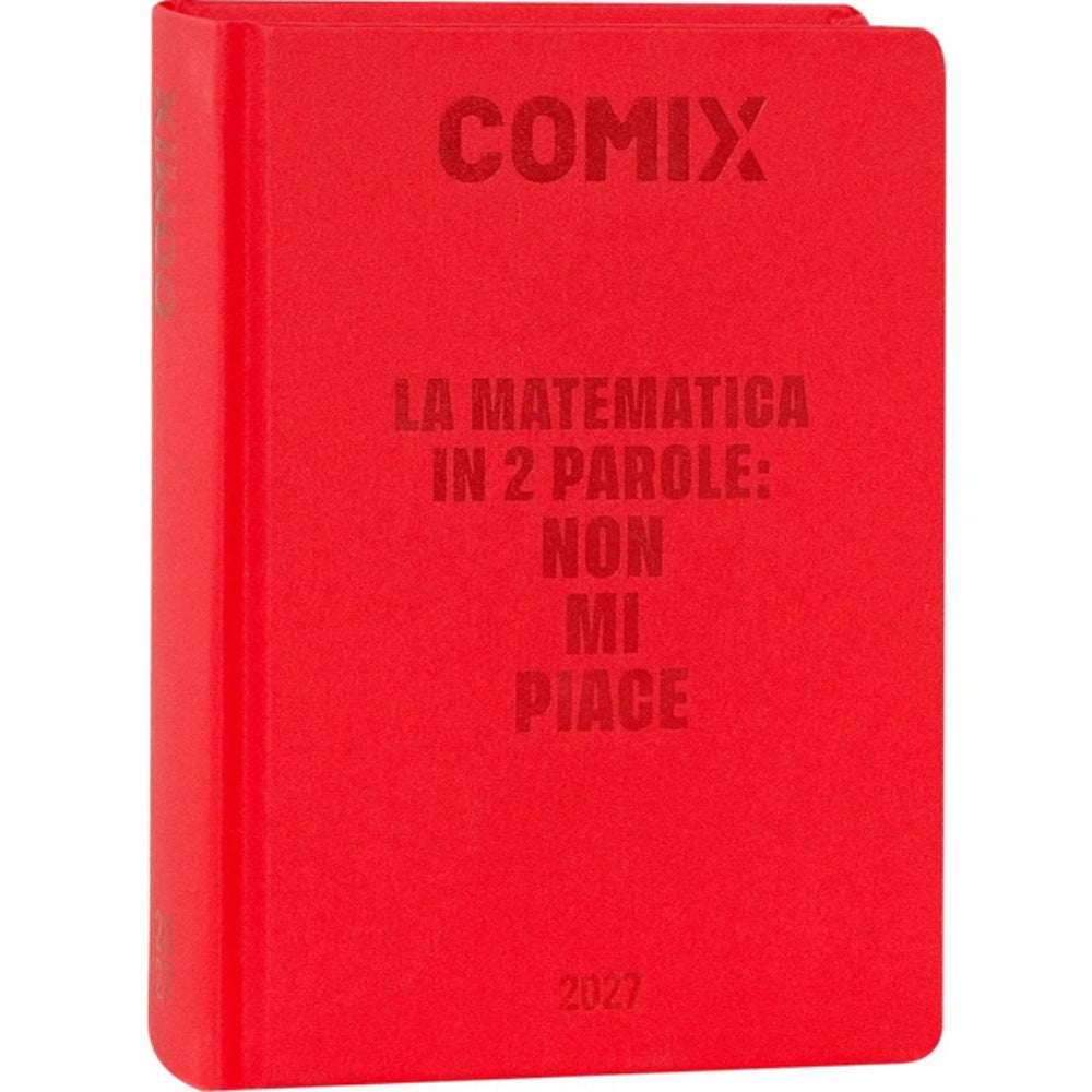 Diario Comix 16 Mesi Giornaliero 2026/2027 – Standard Rosso