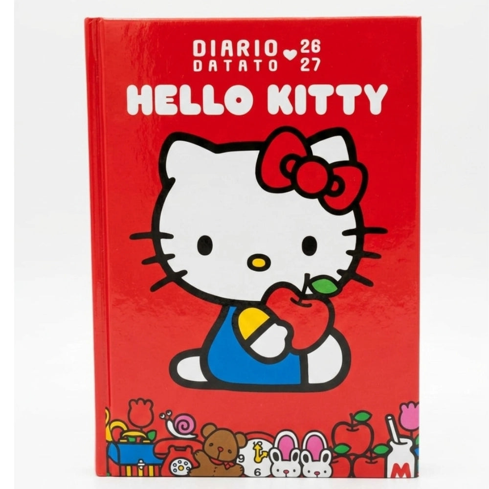 Diario Scuola Datato Hello Kitty 2026 Panini Comics - Rosso