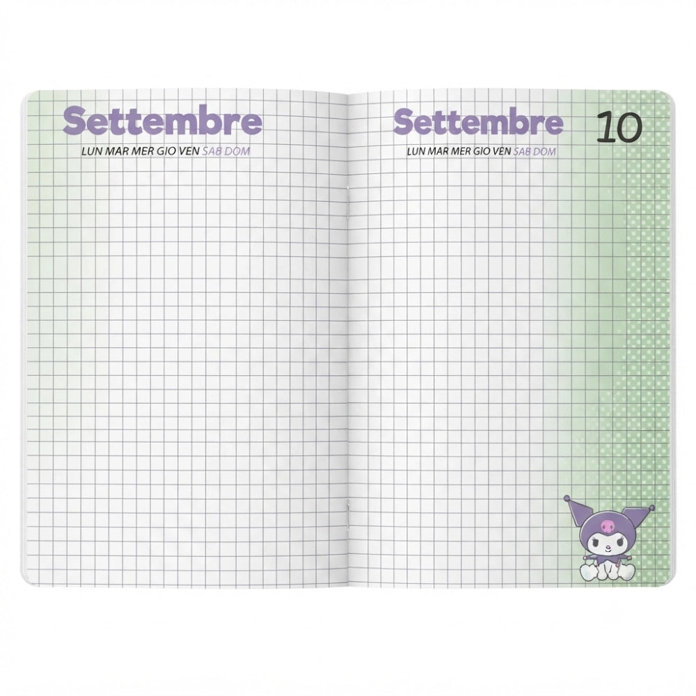 Diario Kuromi Giochi Preziosi copertina viola – vista frontale