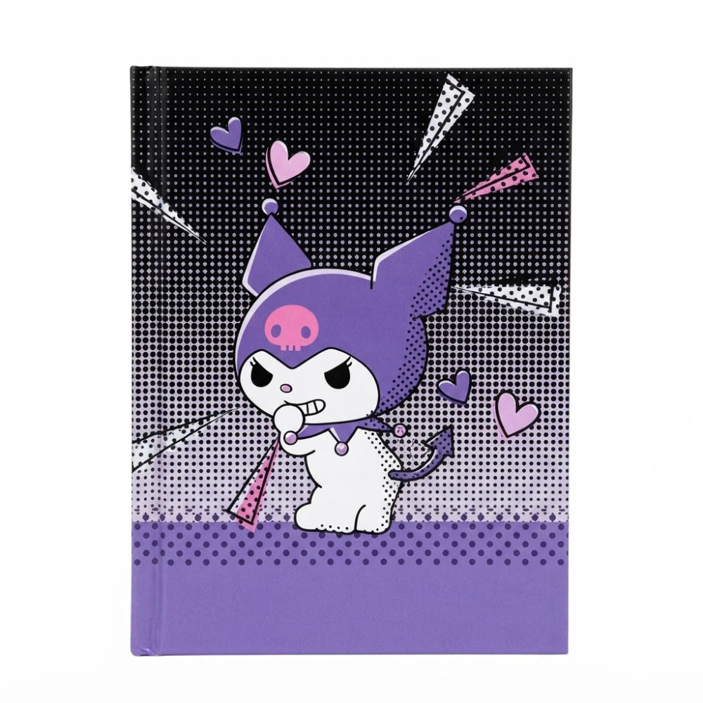 Diario Kuromi Giochi Preziosi – interno copertina viola con grafiche Kuromi