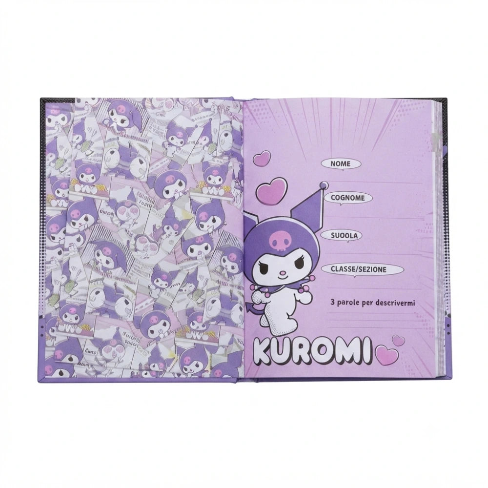 Diario Kuromi Giochi Preziosi – dettaglio pagine interne decorate