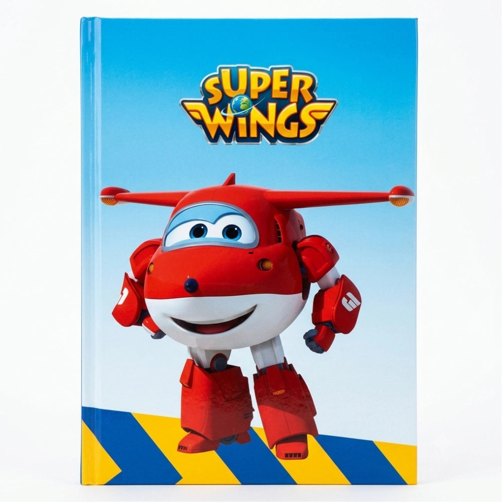 Diario Super Wings interno pagine quadretti layout giornaliero datato Settembre con segnalibro rosso e illustrazioni Jett