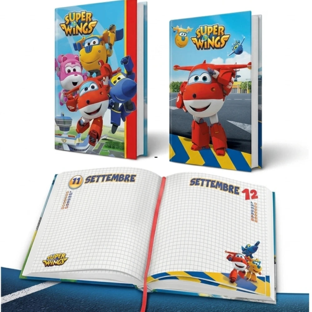 Diario Scuola Super Wings Cartonato Non Datato – 2 Modelli Sottocosto