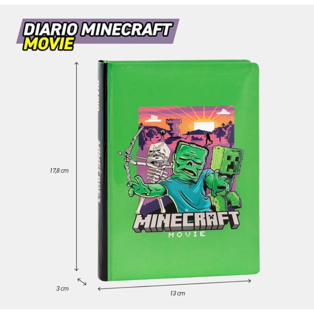 Diario Scuola Minecraft Movie Non Datato 2026/2027 – 2 Modelli