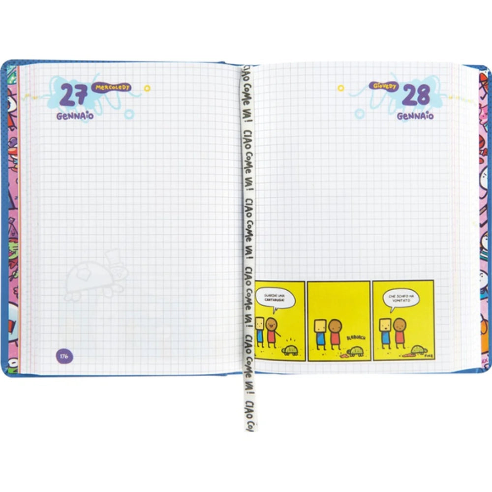 Diario 16 Mesi Scomix by Sio Blu 2026/27