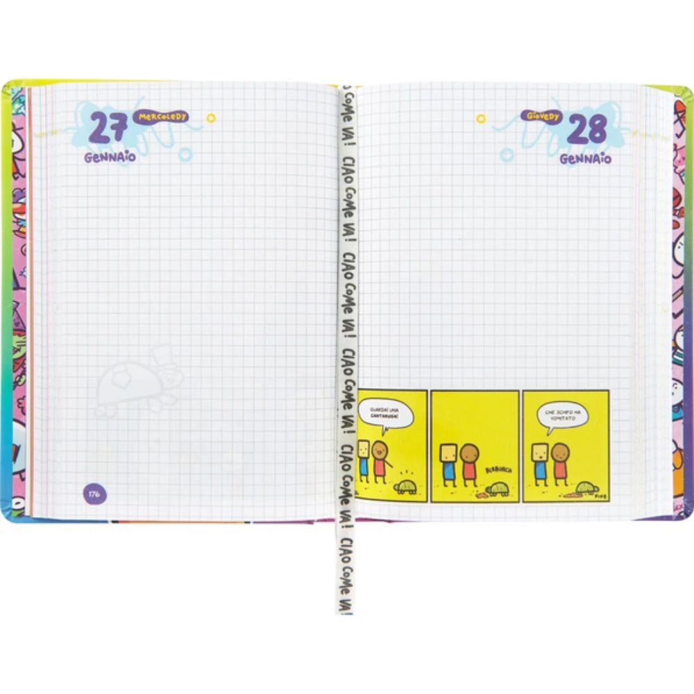 Diario 16 Mesi Scomix by Sio Multicolore 2026/27